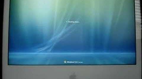 Windows Vista Running on a Mac