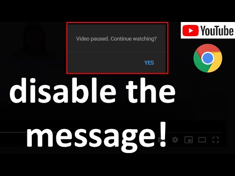 یوٹیوب ویڈیو نے غیر فعال کروم کو دیکھنا جاری رکھا