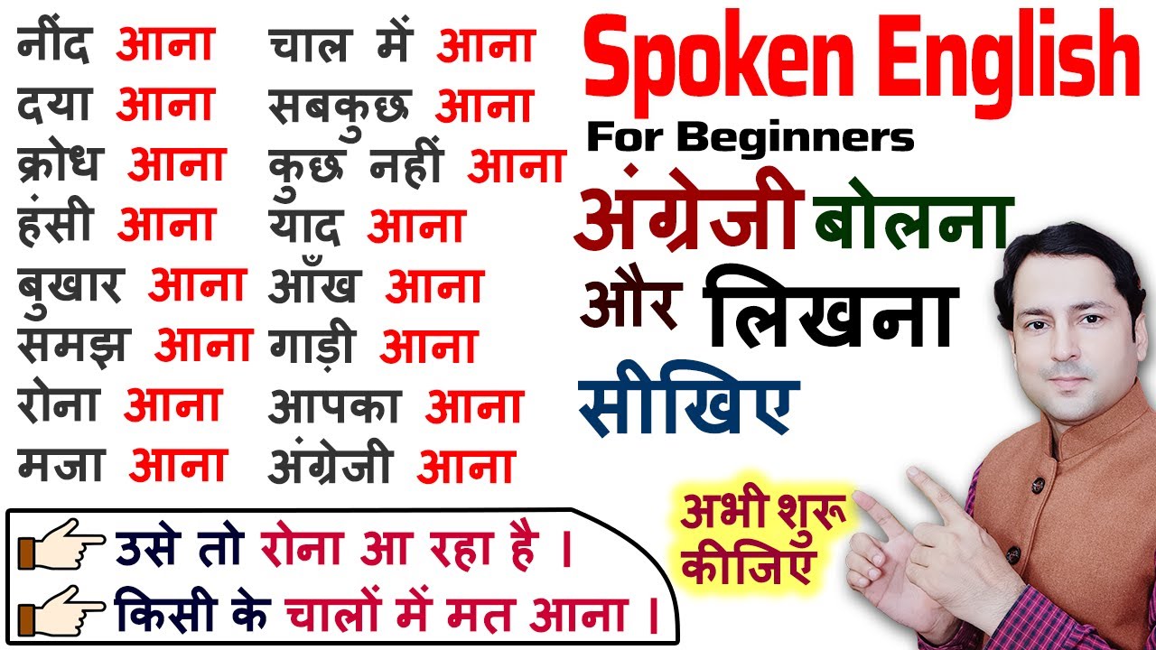 Basic English Speaking Course For Beginners | Learn Speaking English ...