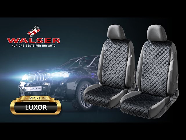 Walser Sitzaufleger Comfortline Luxor, Universelle PKW Sitzauflage  Vordersitz, Schutzunterlage-Autositz, Sitzschoner mit Seitenwangen-Schutz,  schwarz : : Auto & Motorrad