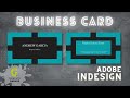Create a business card in Adobe InDesign