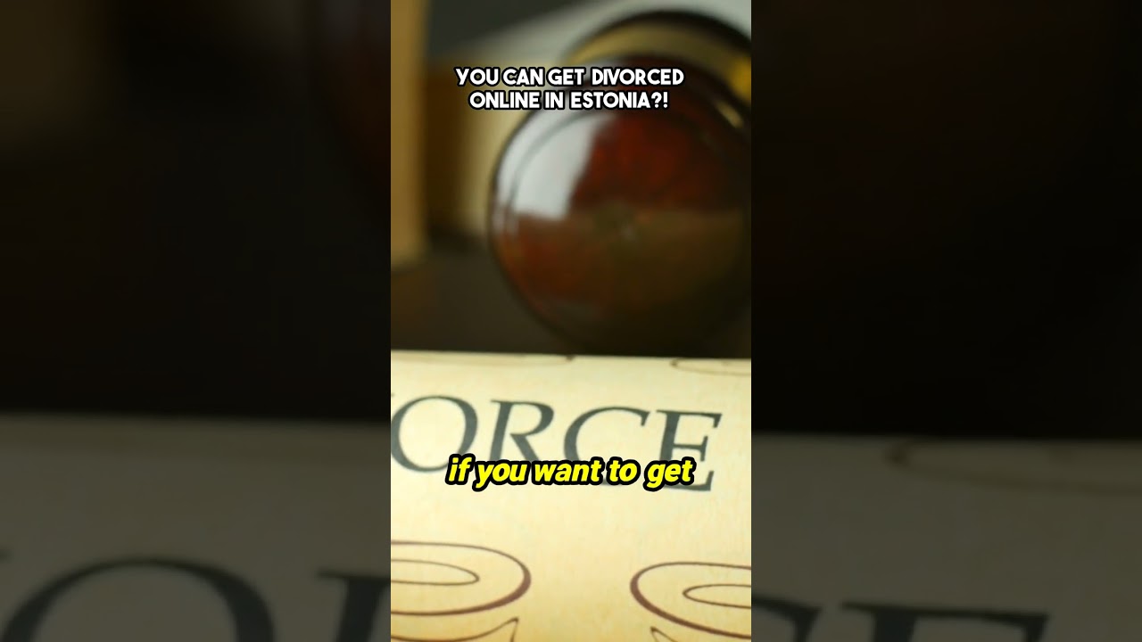 Did you know you can get divorced online in Estonia? 😲