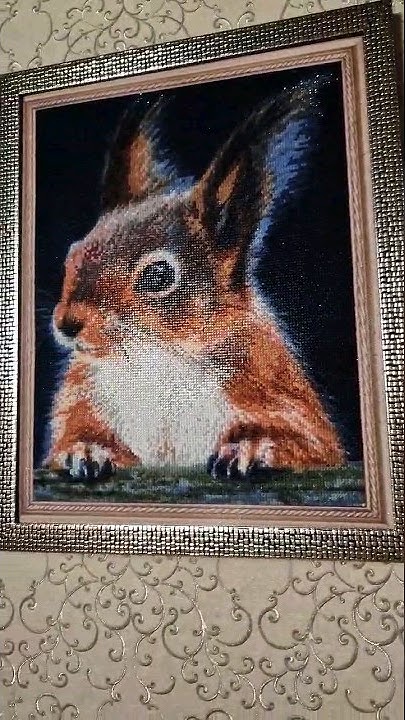 Белочка Алмазная мозаика - YouTube