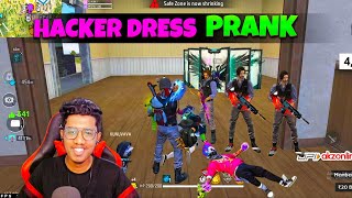 Hacker Dress ഇട്ടു Full Mapil Prank ചെയ്തപ്പോൾ 😂 Freefire Malayalam