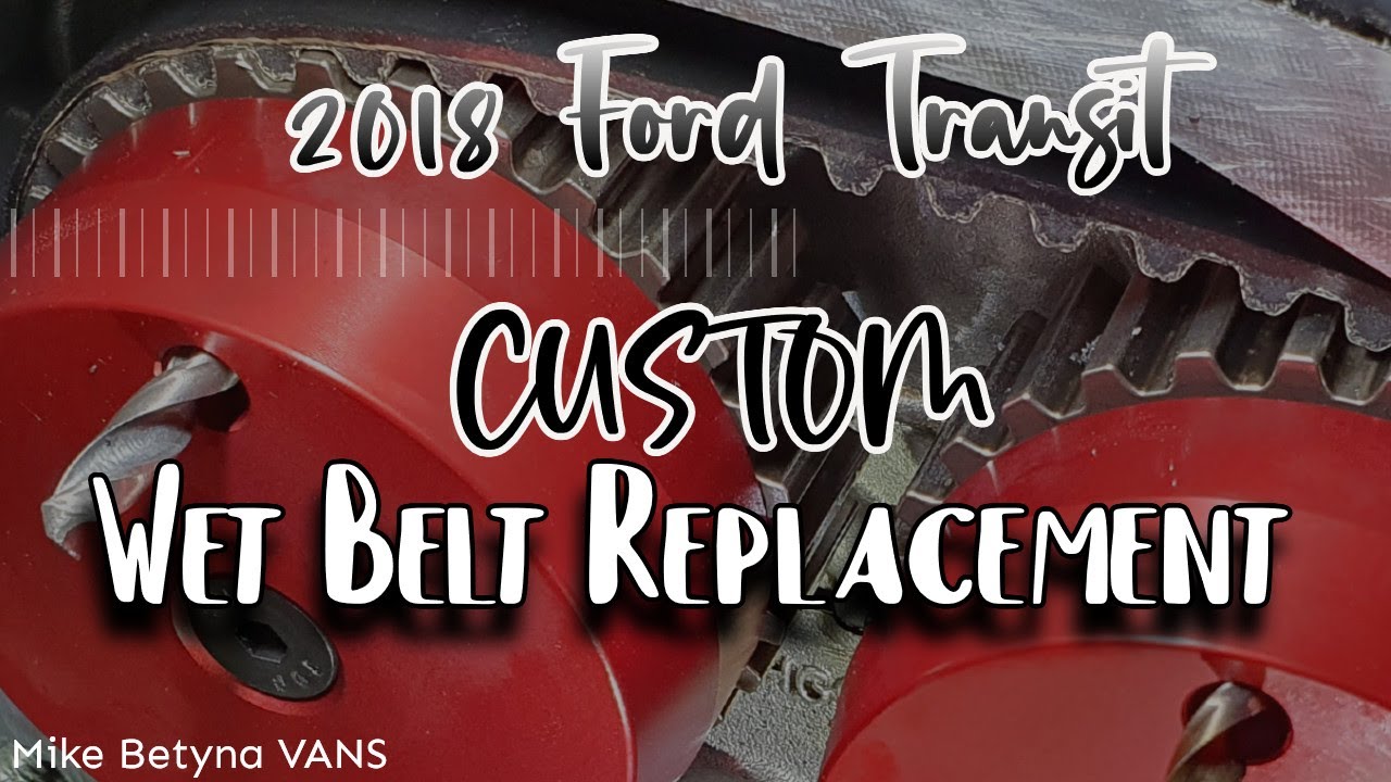 2018 Ford Transit Custom - Wet belt replacement (in pictures) #ford #