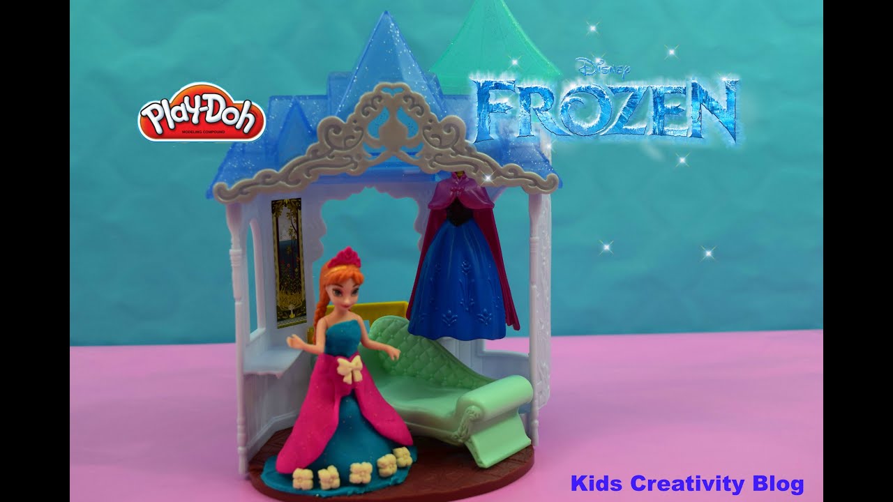 Play Doh Magiclip Princess Anna Flip n Switch Castle Disney Frozen