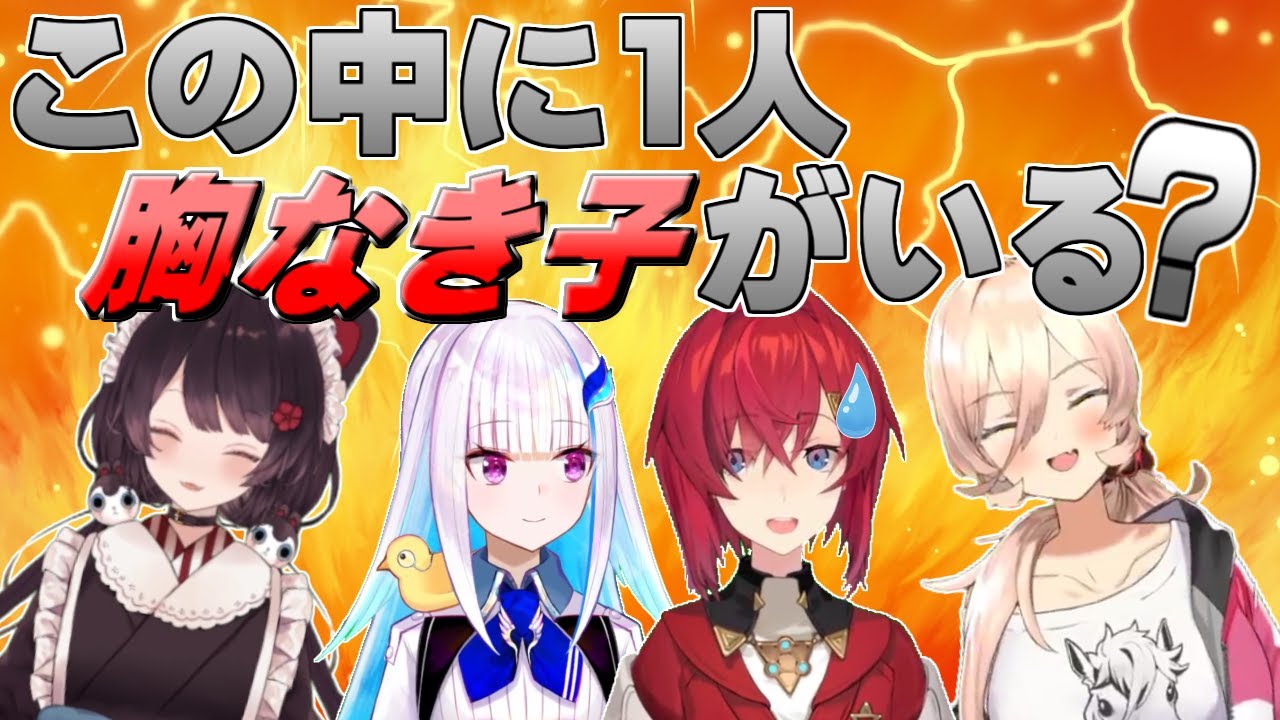 【リゼ・戌亥】胸を気にしすぎて自分の名前を忘れるアンジュ【アンジュ・ニュイ】