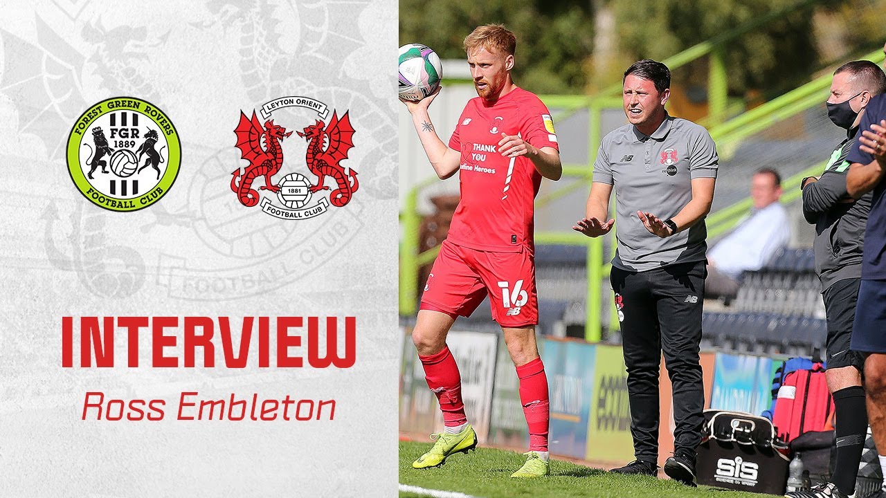 Embleton Roc Post INTERVIEW: Ross Embleton's post-match reaction to the O's 2-1 win ...