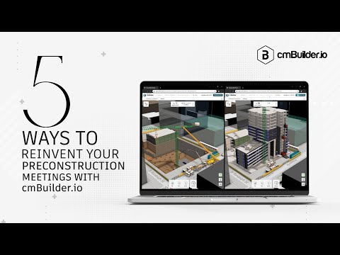 cmBuilder.io - 3D site logistics planning and 4D simulation on the web
