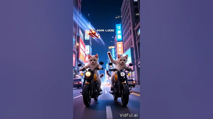 Watch the video about Cute Birman cats Harley-Davidson motorcycle dance #Shorts
