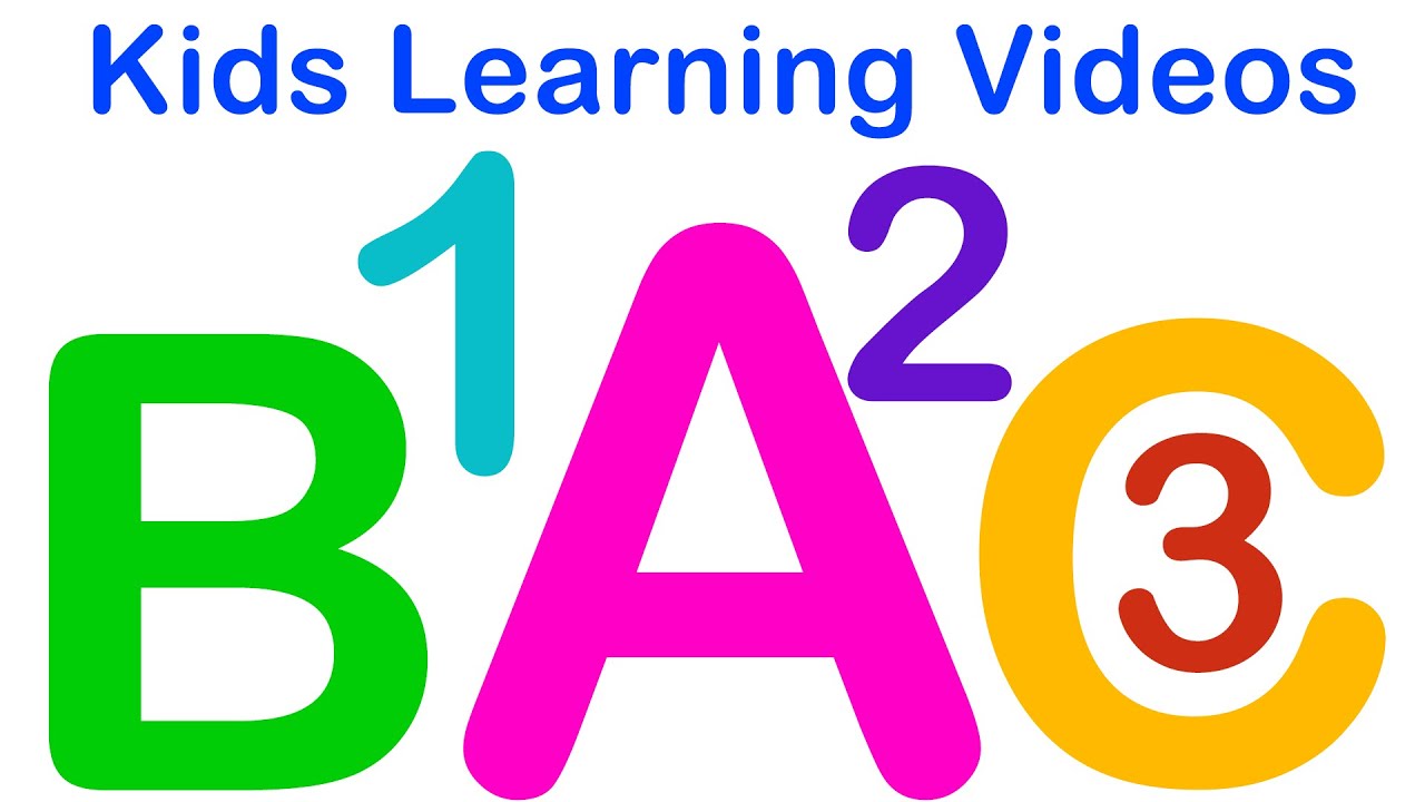 Abc and 123 learning videos preschool learning videos for 3 year olds