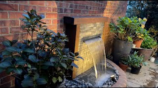 DIY Outdoor water FEATURE - Waterfall