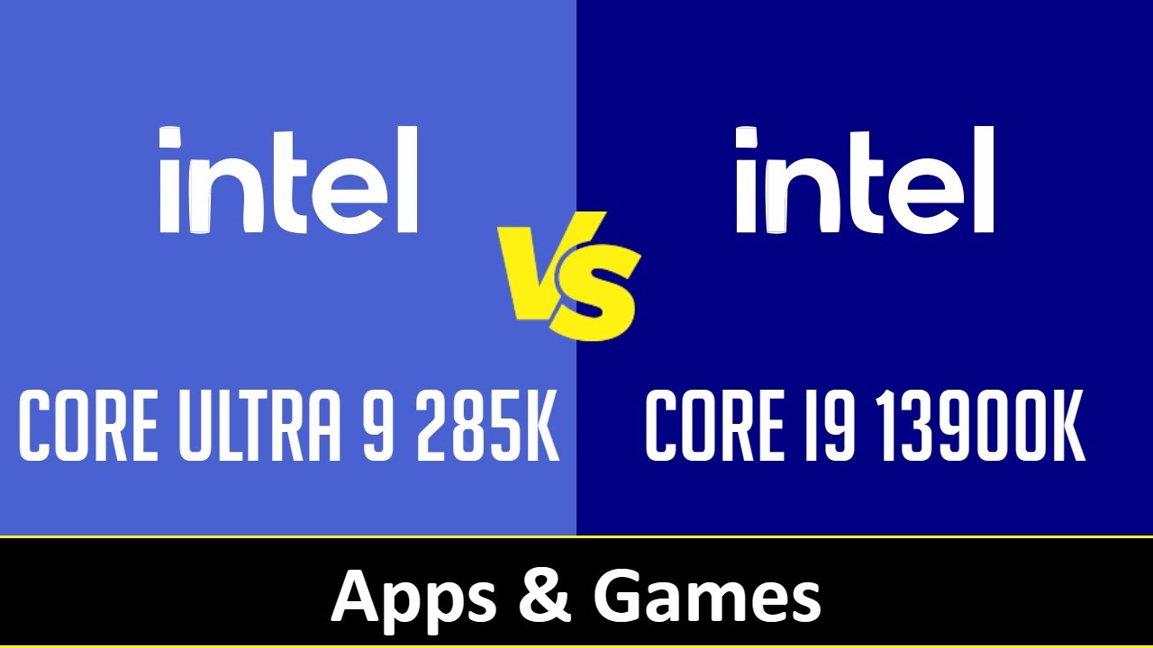 CORE ULTRA 9 285K vs CORE I9 13900K - YouTube
