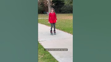 Steps to learning crossovers on inline skates!!! #howto #rollerblading #inlineskates