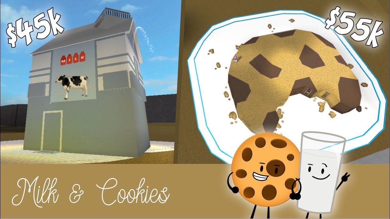 Roblox Bloxburg Milk Cookies - milk carton roblox