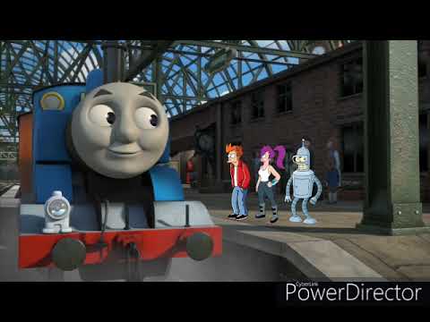 Thomas the Tank Engine Meets Fry, Leela, and Bender