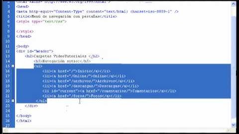 25.- Curso de XHTML. CSS práctico. Enlaces 3