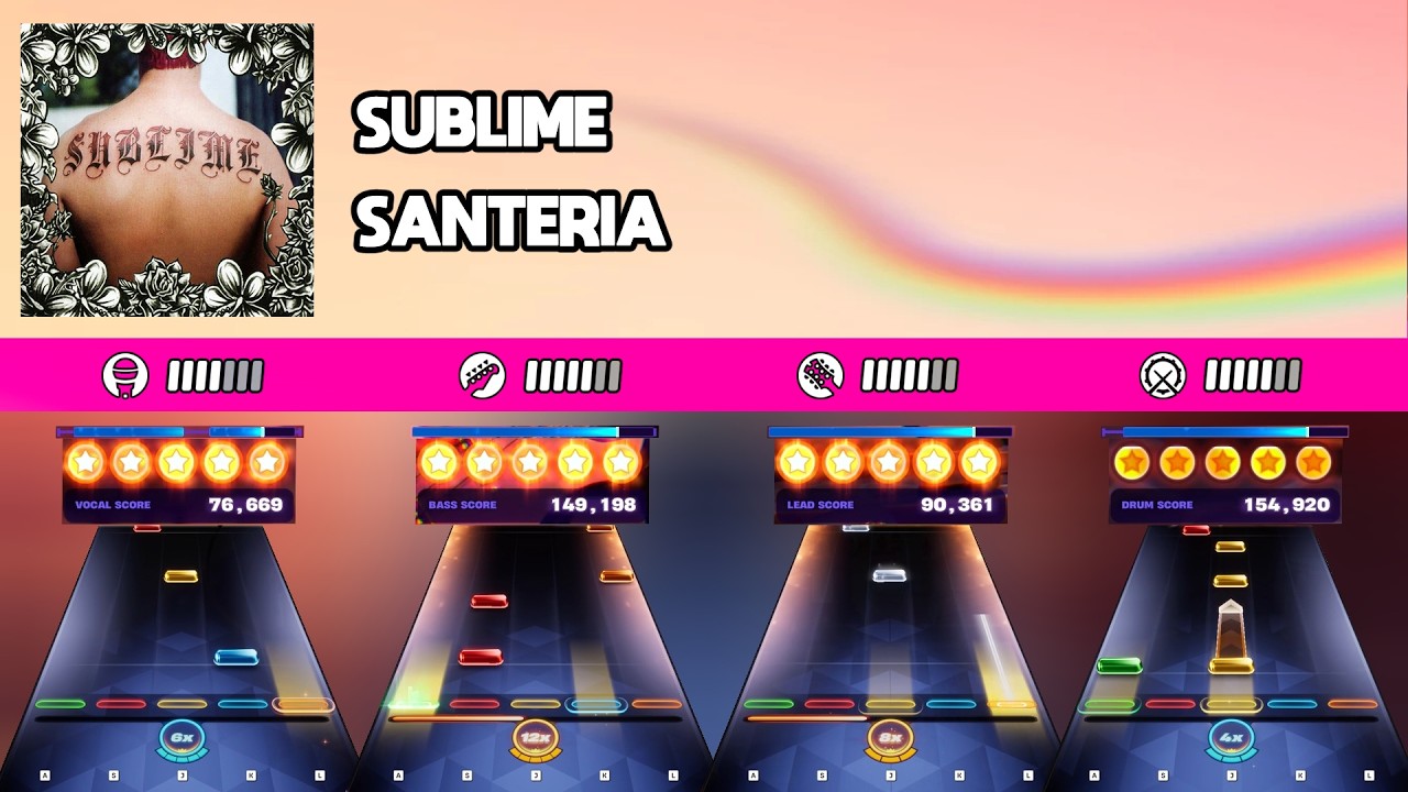[Fortnite Festival] Sublime - Santeria || All Instruments Expert 100%