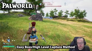 Easiest method for High Level or Boss/Alpha Tier Captures for Palworld