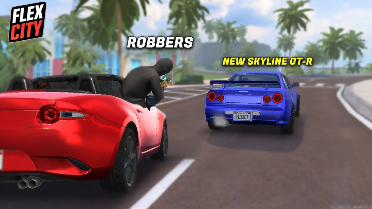 🥷Robbers tried to steal my new SKYLINE GT-R Car in Flex City | Vice Online Gameplay #flexcity