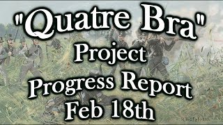 Wargaming in Miniature ☻The Quatre Bra Project☻Progress Report Feb 18th☻Brunswickers