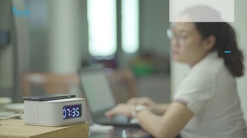 LOA BLUETOOTH KẾT HỢP ĐỒNG HỒ BÁO THỨC VÀ SẠC KHÔNG DÂY - BIZ SS502