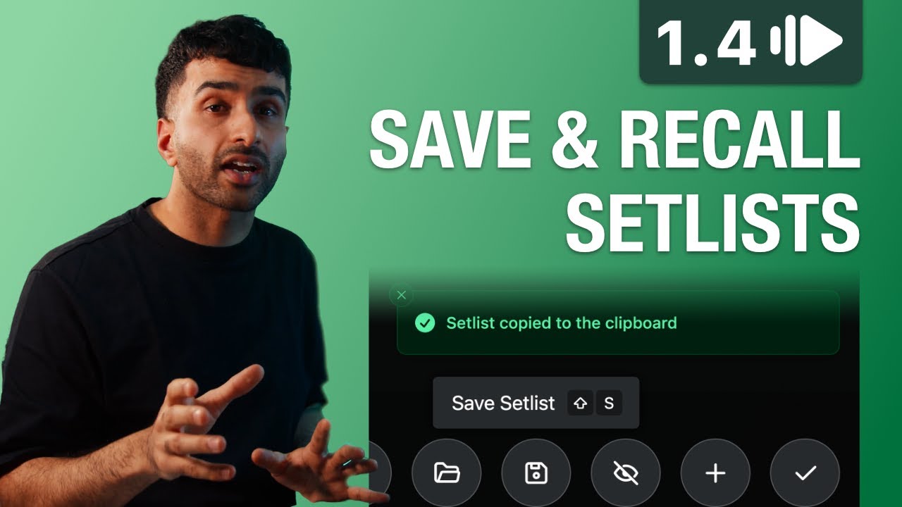 Building and Recalling Setlists in the Setlist Editor (Official AbleSet Tutorials)
