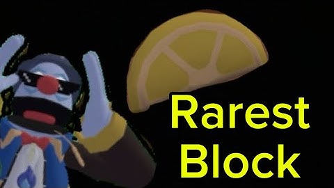The rarest block in yeeps