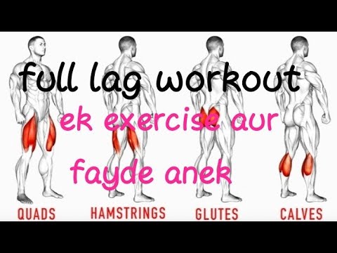 Full lag workout | Quads , Hamstrings , Gultes , Calves - YouTube