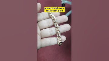 Jewelry wax-resin 3D-prints chains to cast gold #shorts #jewellery