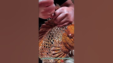 High Level Manual Carving of Lifelike Wood Art- Satisfying jobs and machinery in the world