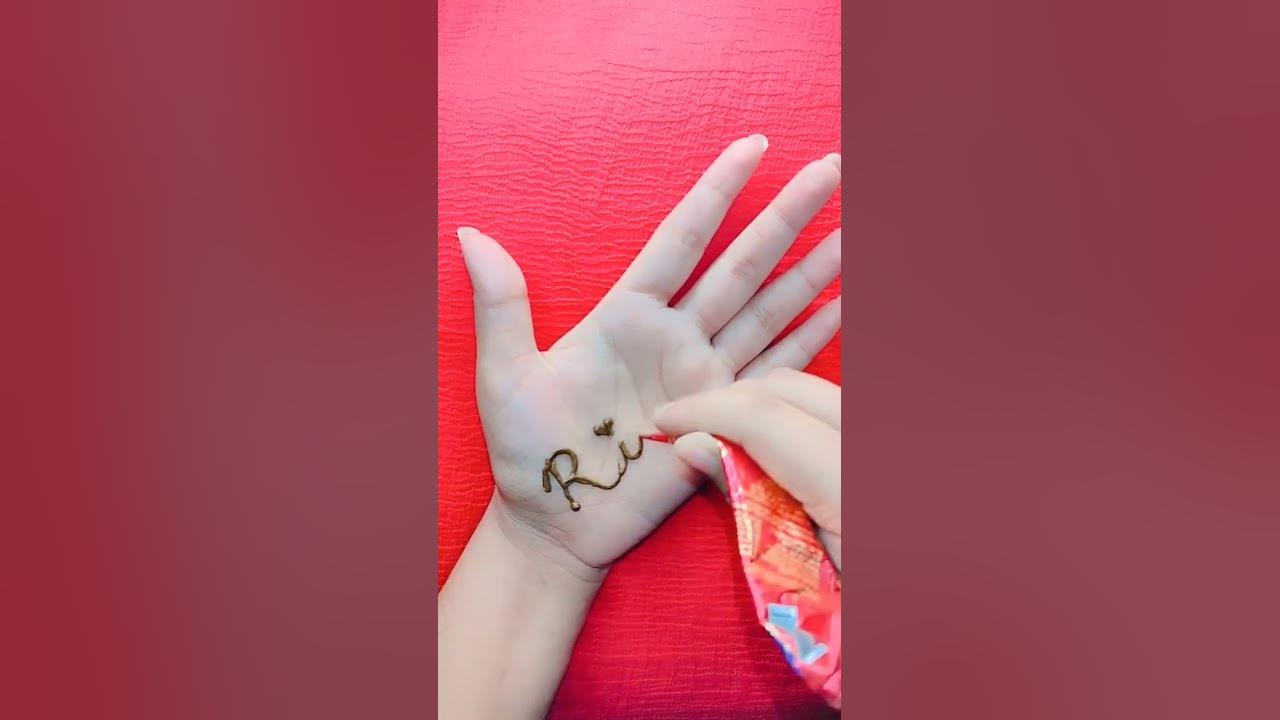 requested-rithu-name-mehndi-design-shorts-shortsvideo