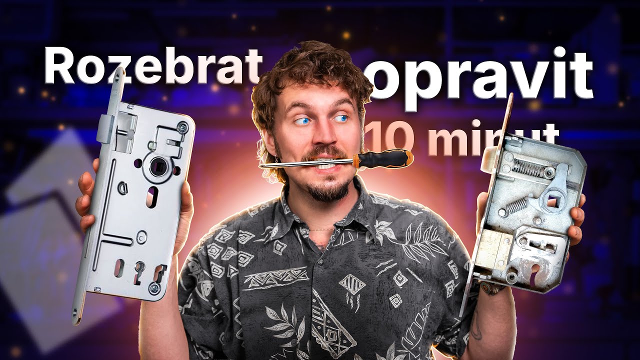 Jak OPRAVIT zadlabací zámek - NEMUSÍTE měnit - nefunkční zámek a zapadlá západka