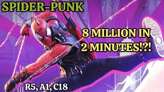 R5 SPIDER PUNK GOES FOR THE 2 MINUTE SPECIAL!!