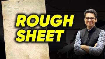 JEE Main 2024: How to use Rough Sheets in the Exam Hall
