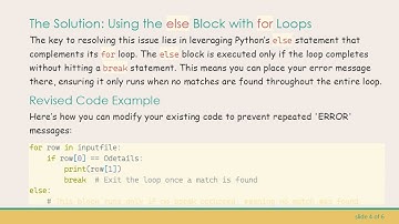 Solving the ERROR Printing Dilemma in Python CSV Handling