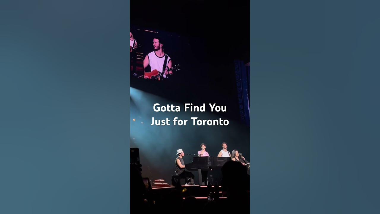 Jonas Brothers perform Gotta Find You from Camp Rock in Toronto 8/19/2023 #jonasbrothers #camprock
