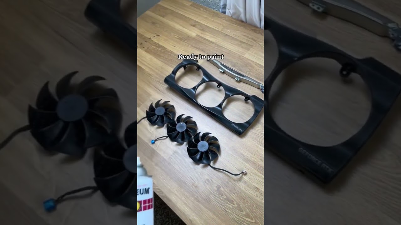 Painting a evga rtx 3080 white 