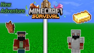 Perfect Start 🔥in Minecraft PE Survival series || Ep 1