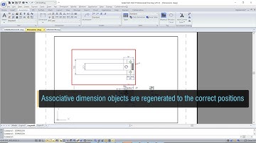 GstarCAD 2022 - DIMREGEN, updating the positions of all associative dimensions