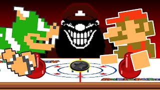 Mario VS Bowser's Lair Hockey