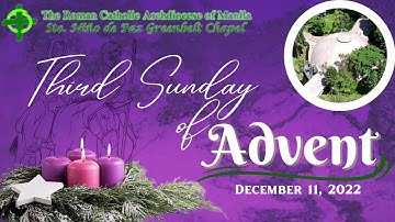 Third Sunday of Advent (Gaudete Sunday)