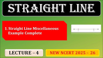 NCERT Class 11 maths chapter- 9 straight lines: Miscellaneous examples solutions #straightline