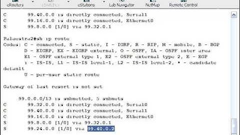 Cisco CCNA and CCENT Exam Video Reveiwing Routing with Static Routes