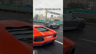 Porsche Crash💀#porsche #accident #crash #momentbeforedisaster #automobile #mumbai #car #shorts #yt