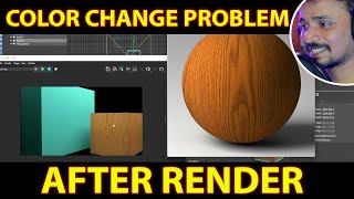 TEXTURE COLOR CHANGE AFTER RENDER PROBLEM | kaboomtechx