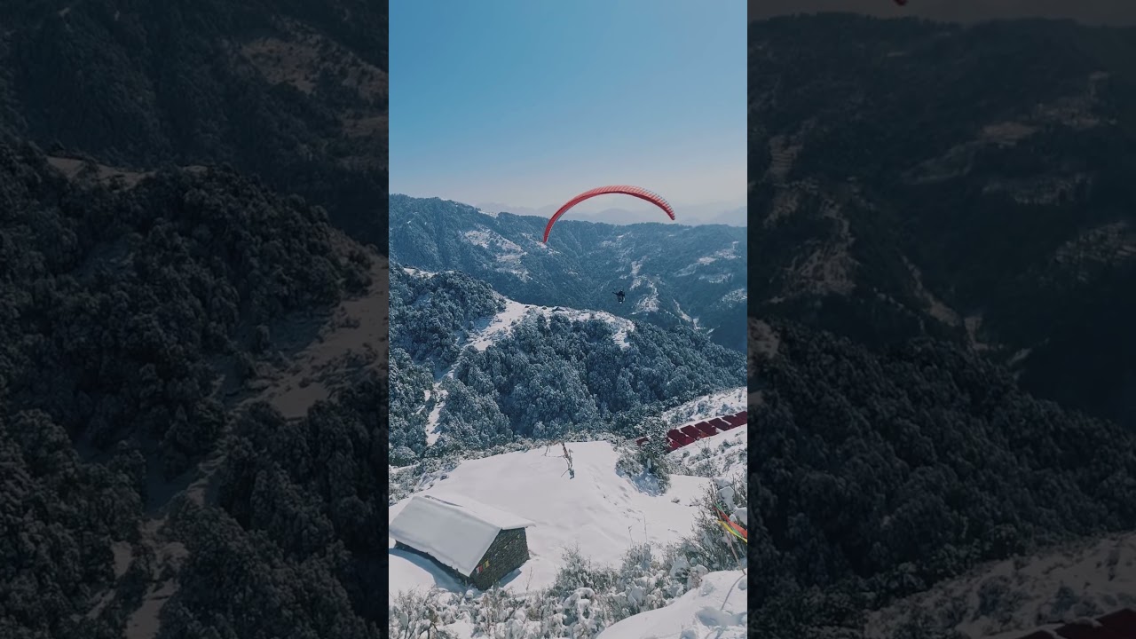 paragliding in snow bir billing 