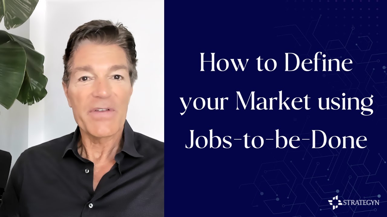 How to Define Your Market using Jobs-to-be-Done - Tony Ulwick - YouTube