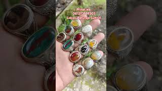 cincin batu akik natural unik antik