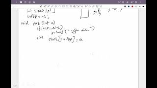 Stack Yigin , Dizilerle Gösterimi